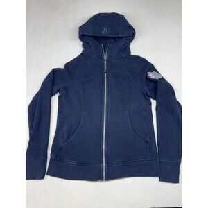 Lululemon Scuba Full Zip Hooded Jacket Gonzaga Bulldogs NCAA Blue Women’s 10